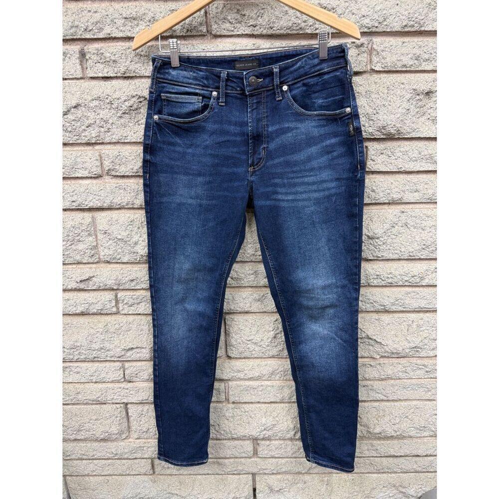Silver Jeans Men's Indigo Skinny Stretch Jeans